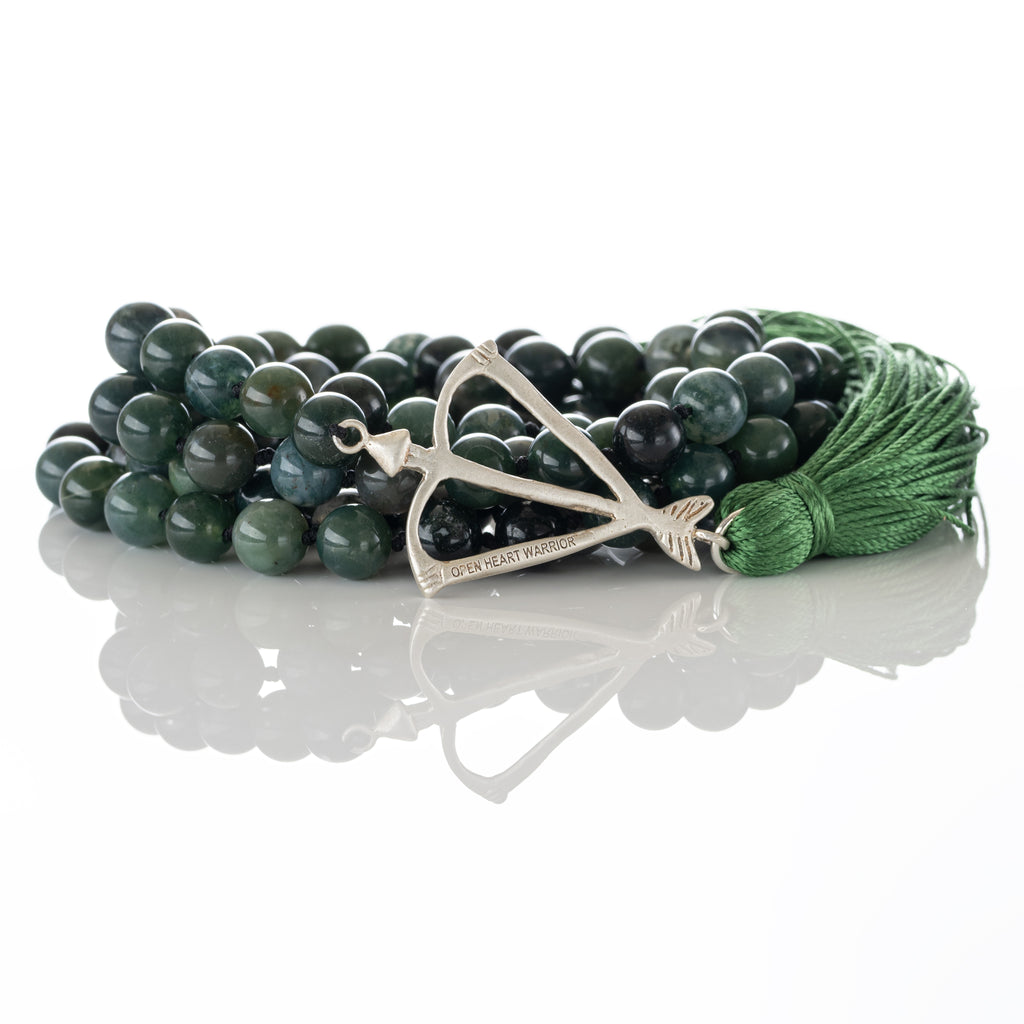 Heart Chakra Mala with Tassel