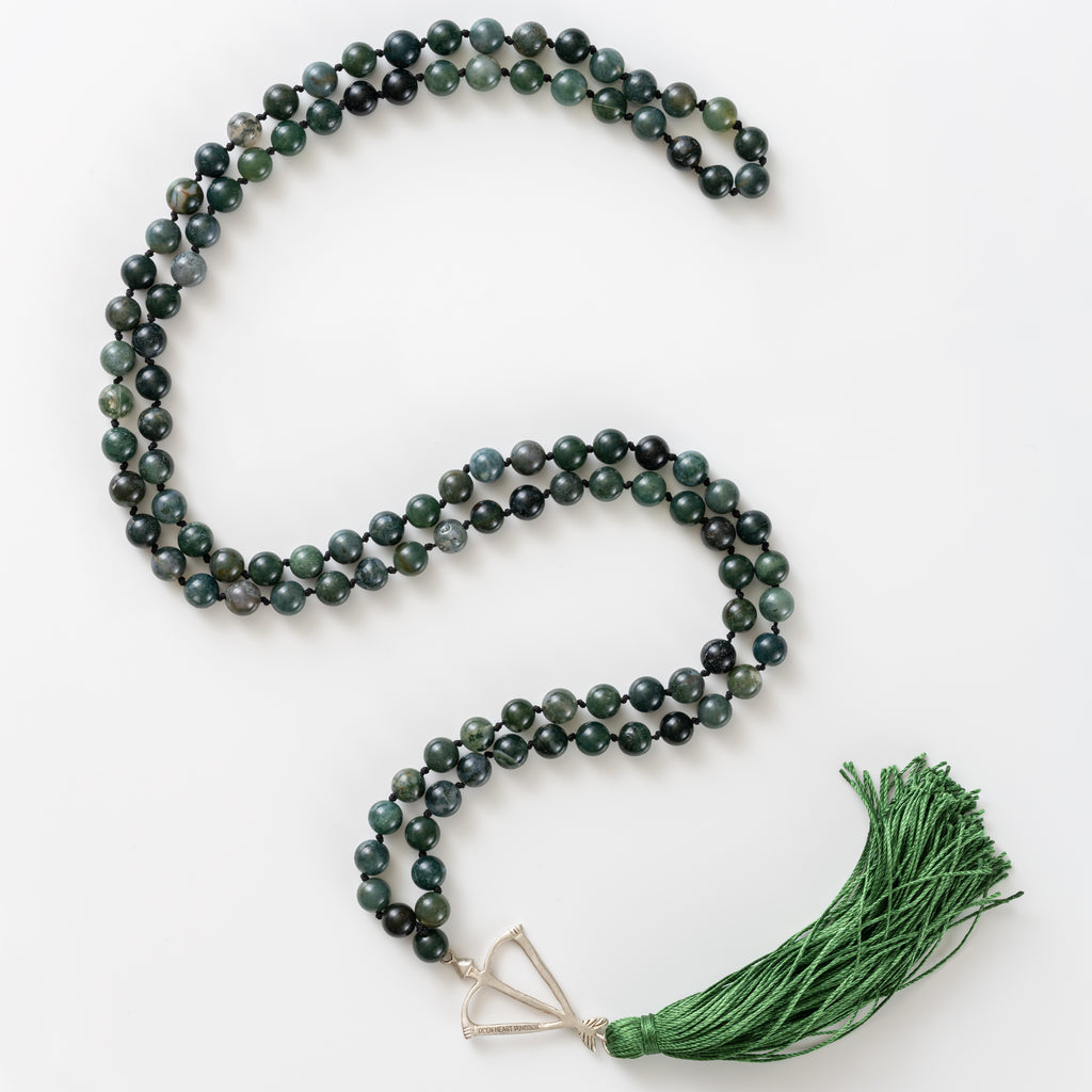 Heart Chakra Mala with Tassel