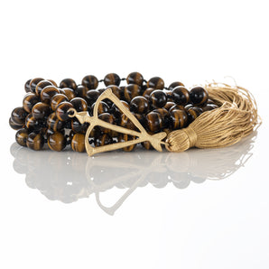 Solar Plexus Chakra Mala with Tassel